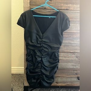 Zara Leather Dress Sz Large